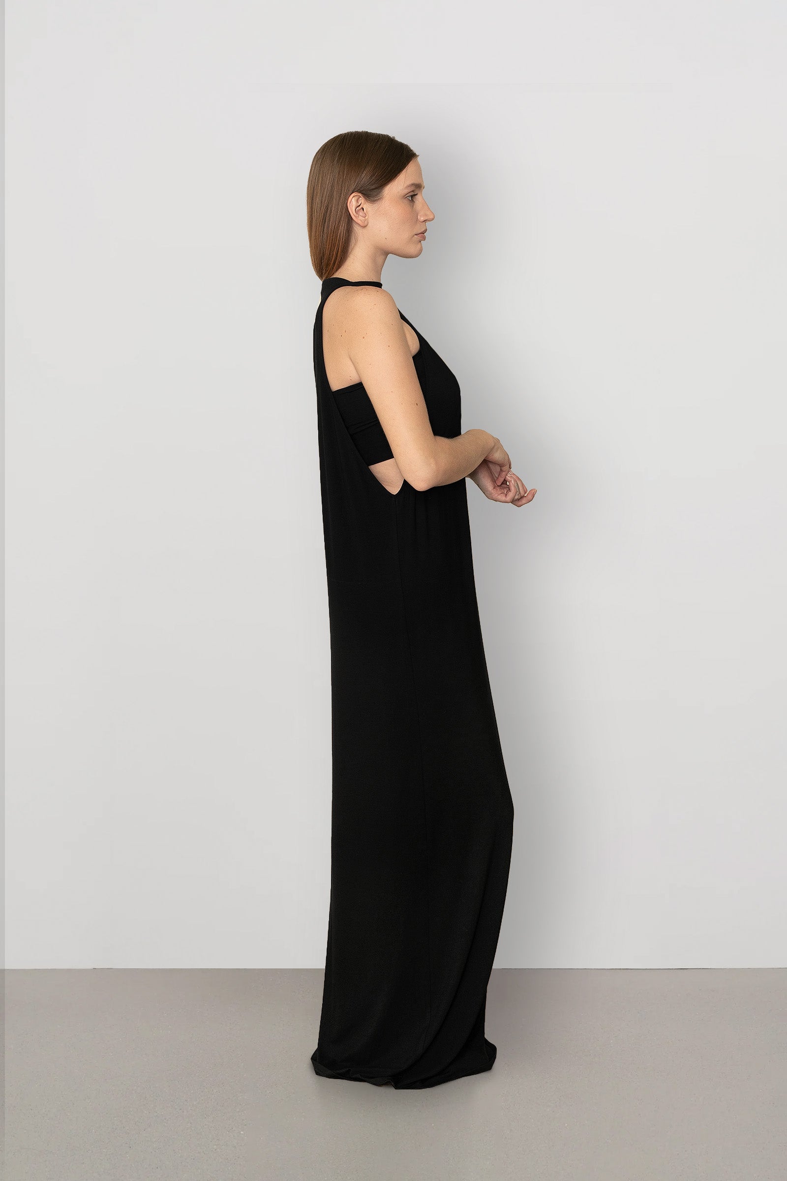 LINE Dress in Tencel™ Modal - Black