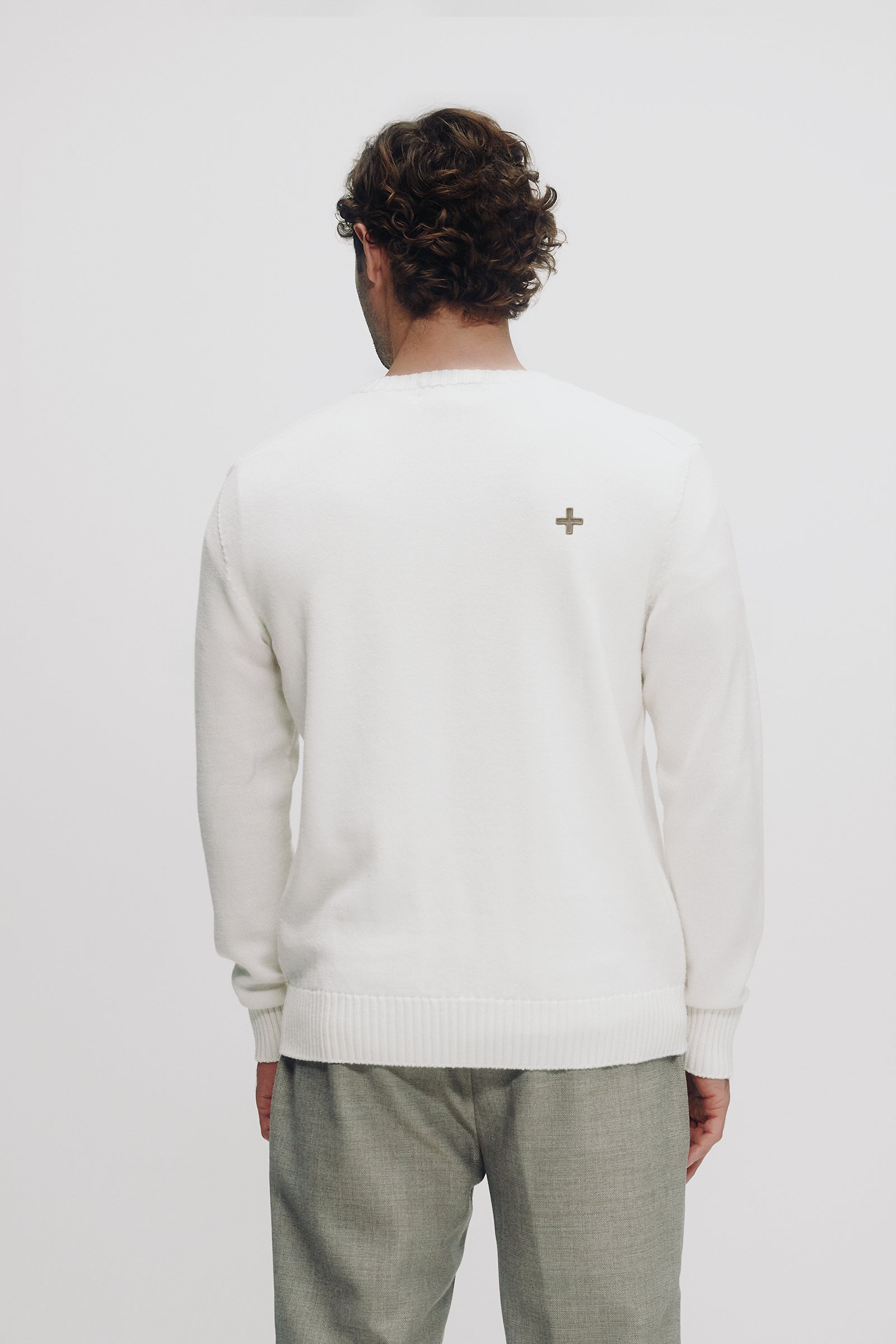 Noah Merino Wool Sweater in Straw