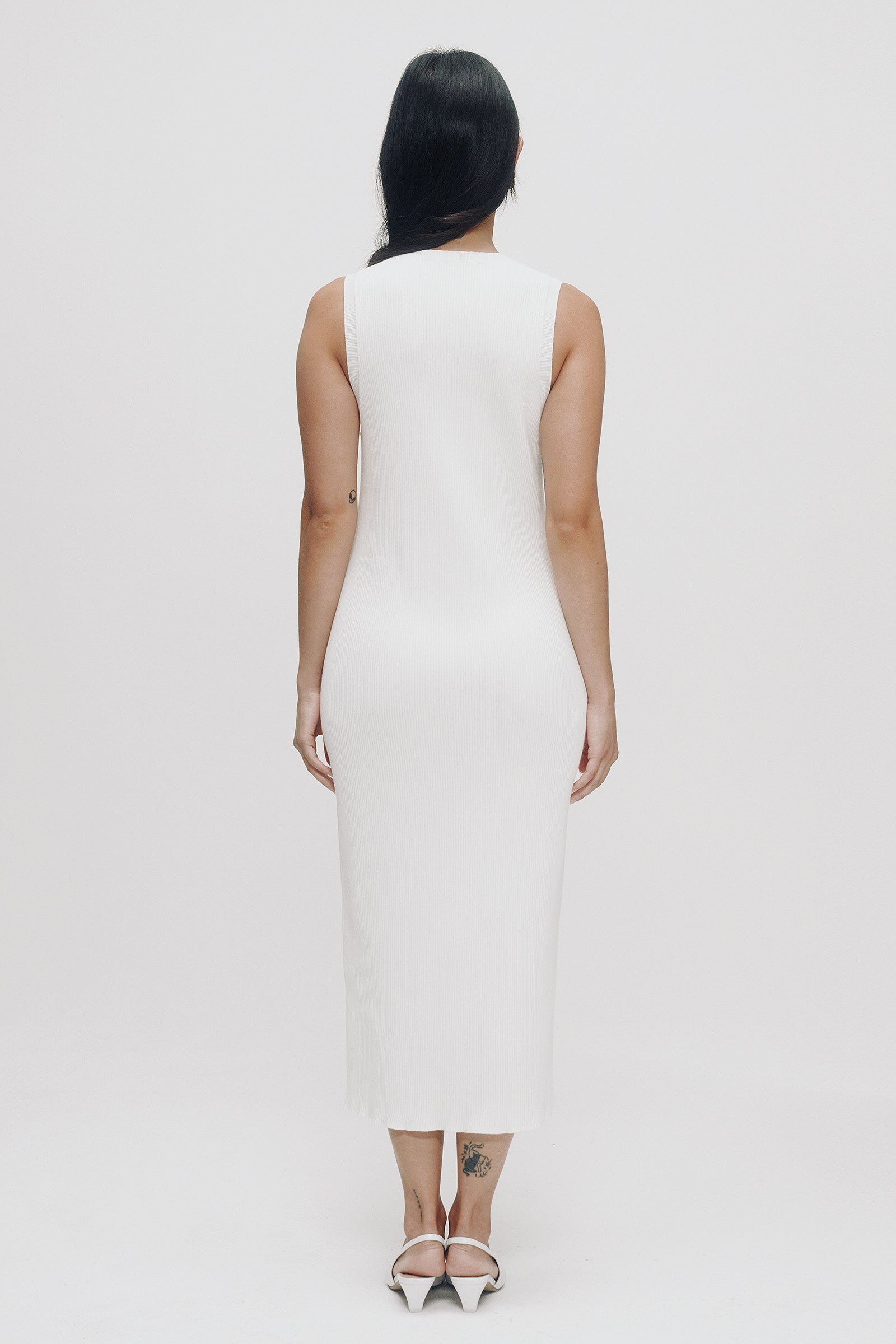 Sara Dress in White