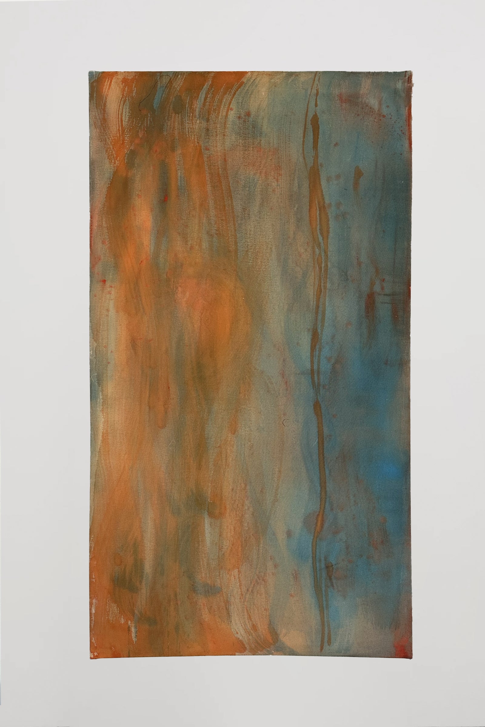 "UnTitle 4" - Hemp & Cotton Canvas Art - 45x80"