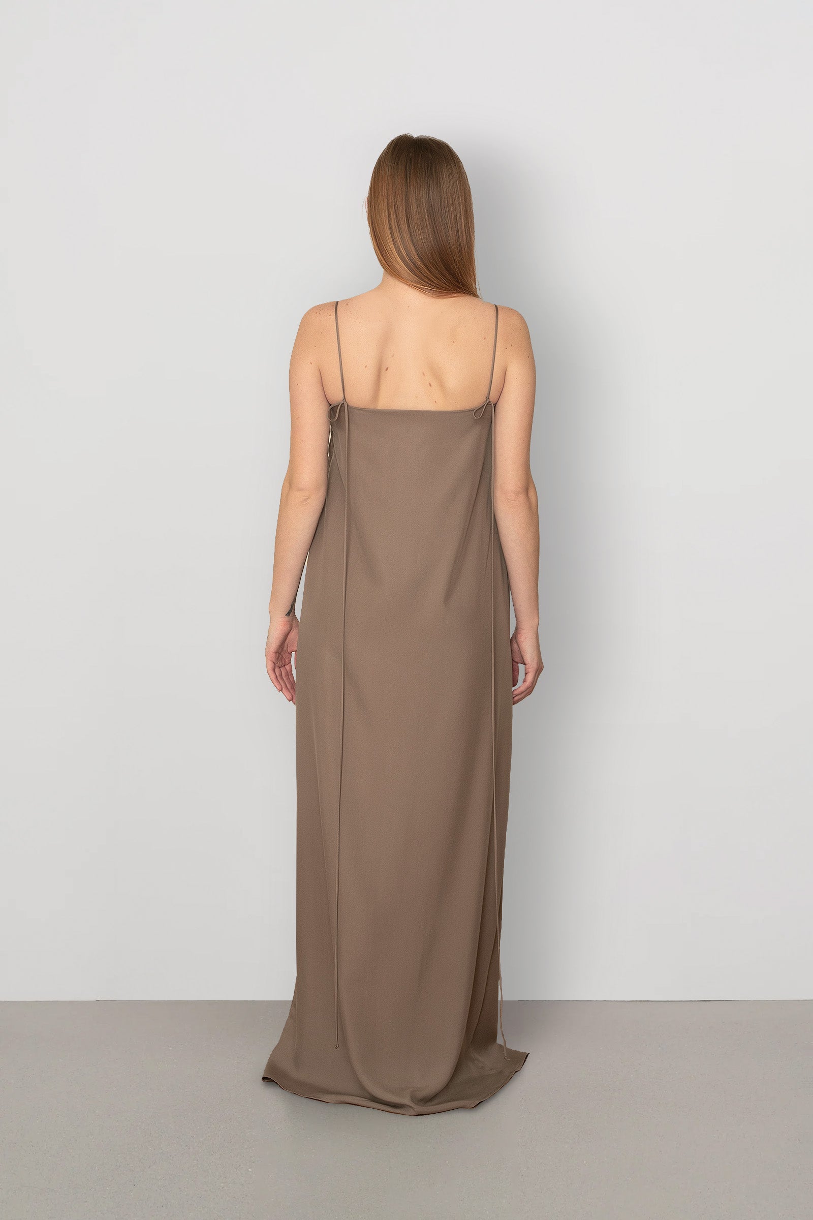 ECHO Dress in Enzymatic Tencel™ - Taupe