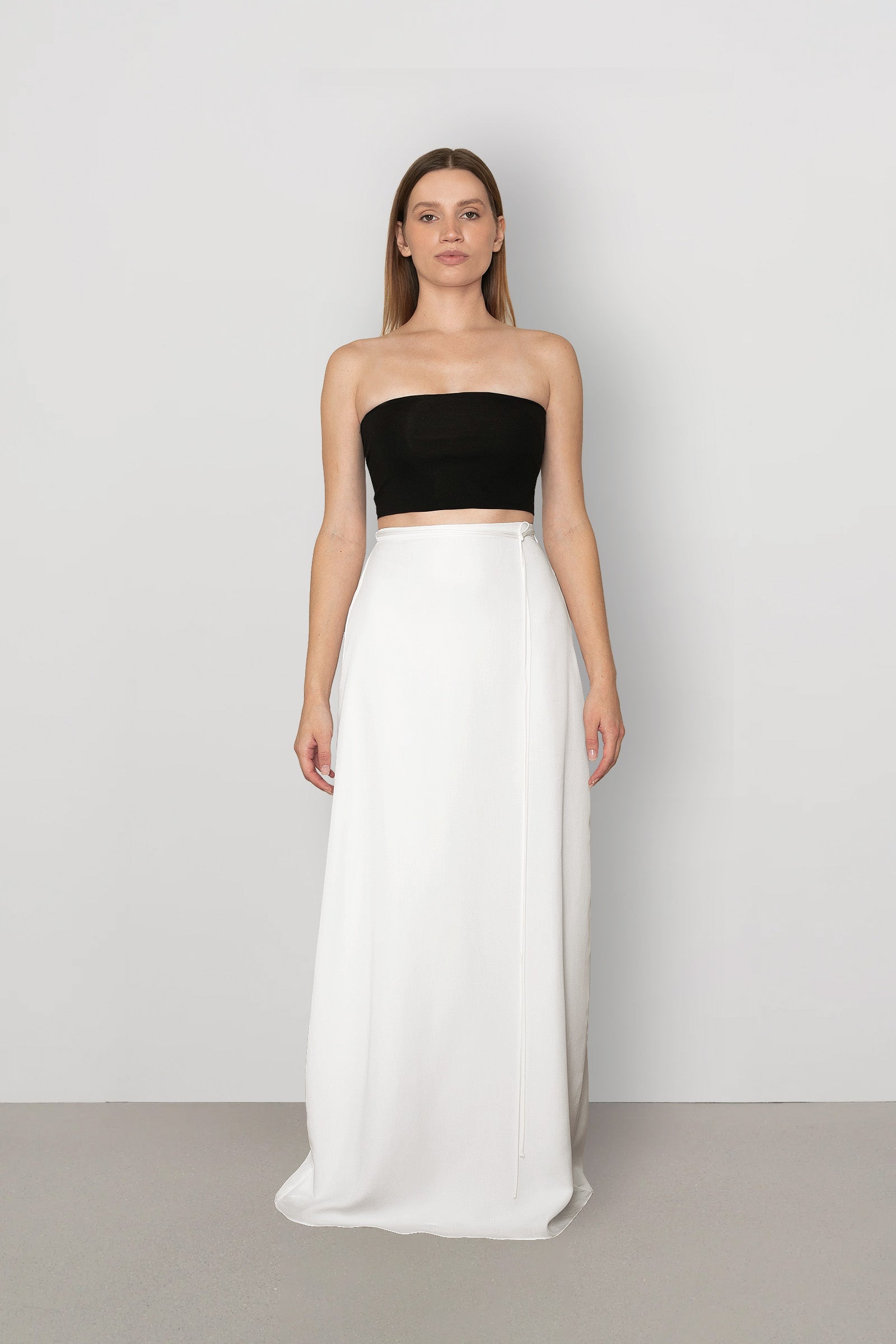 ECHO Skirt in Enzymatic Tencel™ - White