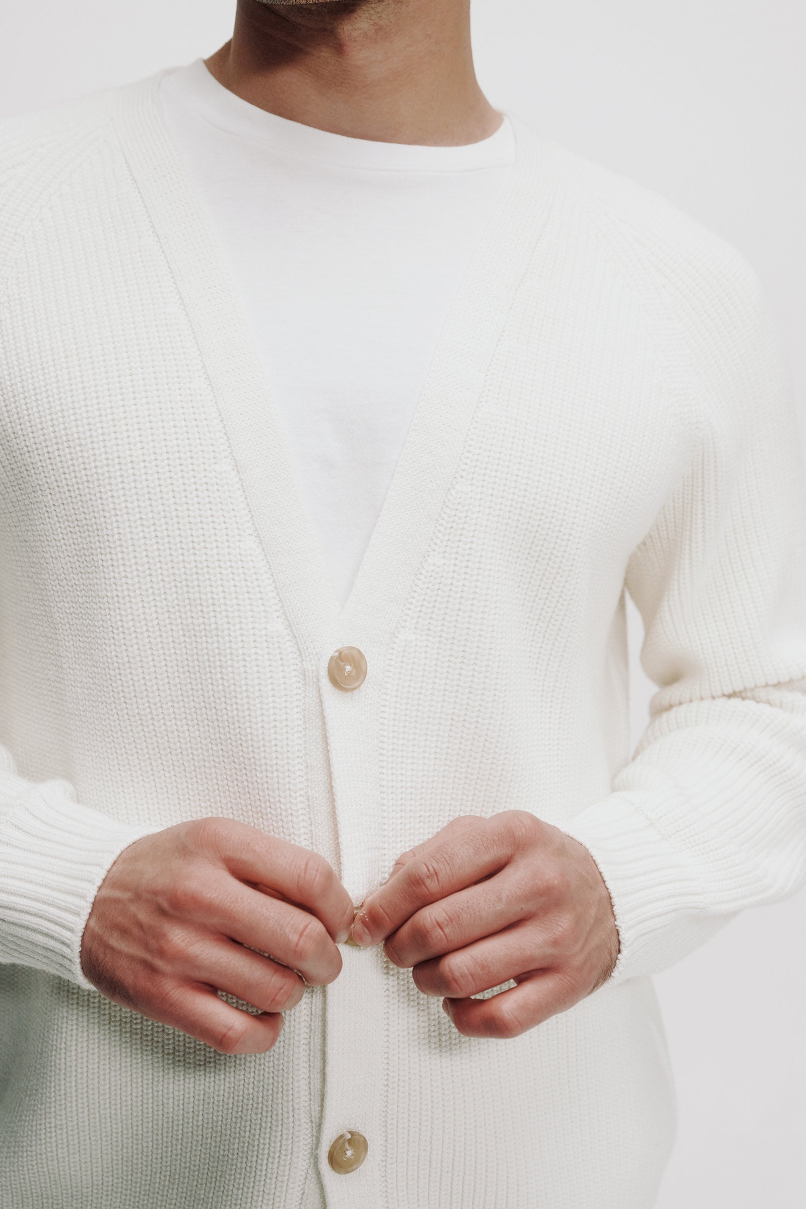 Otis Cardigan in Straw