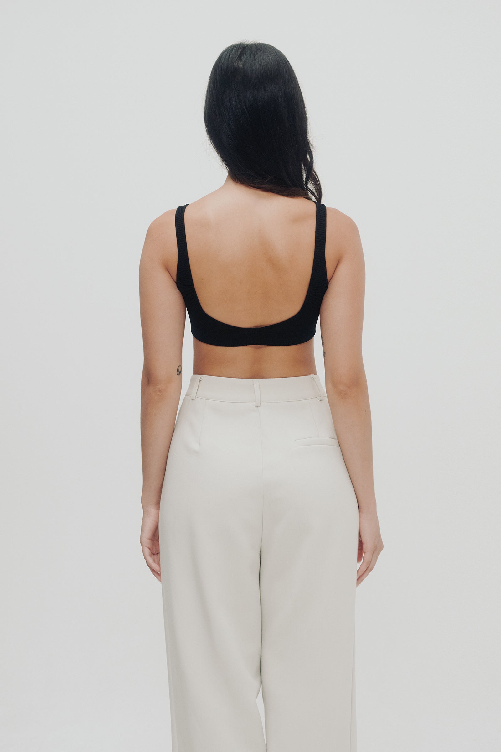 Doti Knitted Bra in Black