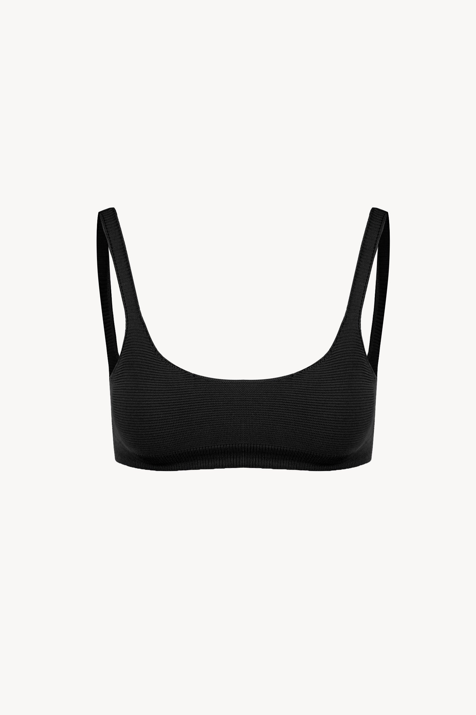 Doti Knitted Bra in Black