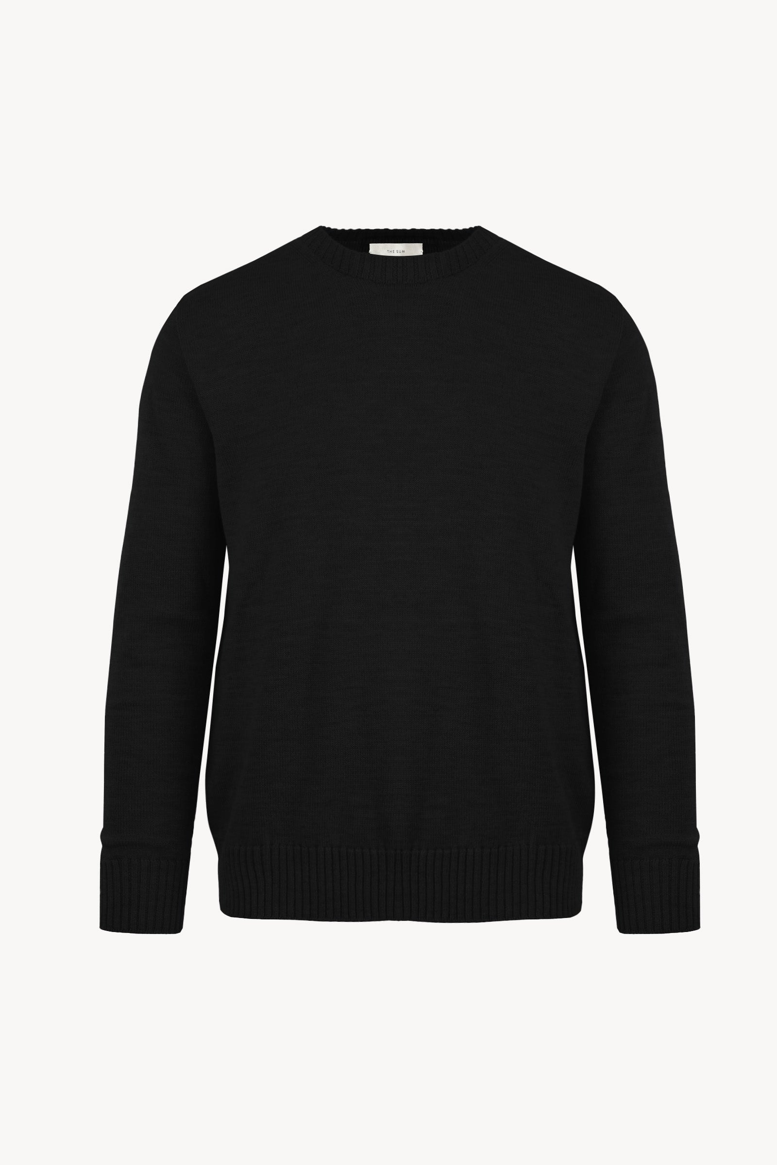 Mila Merino Wool Sweater in Black