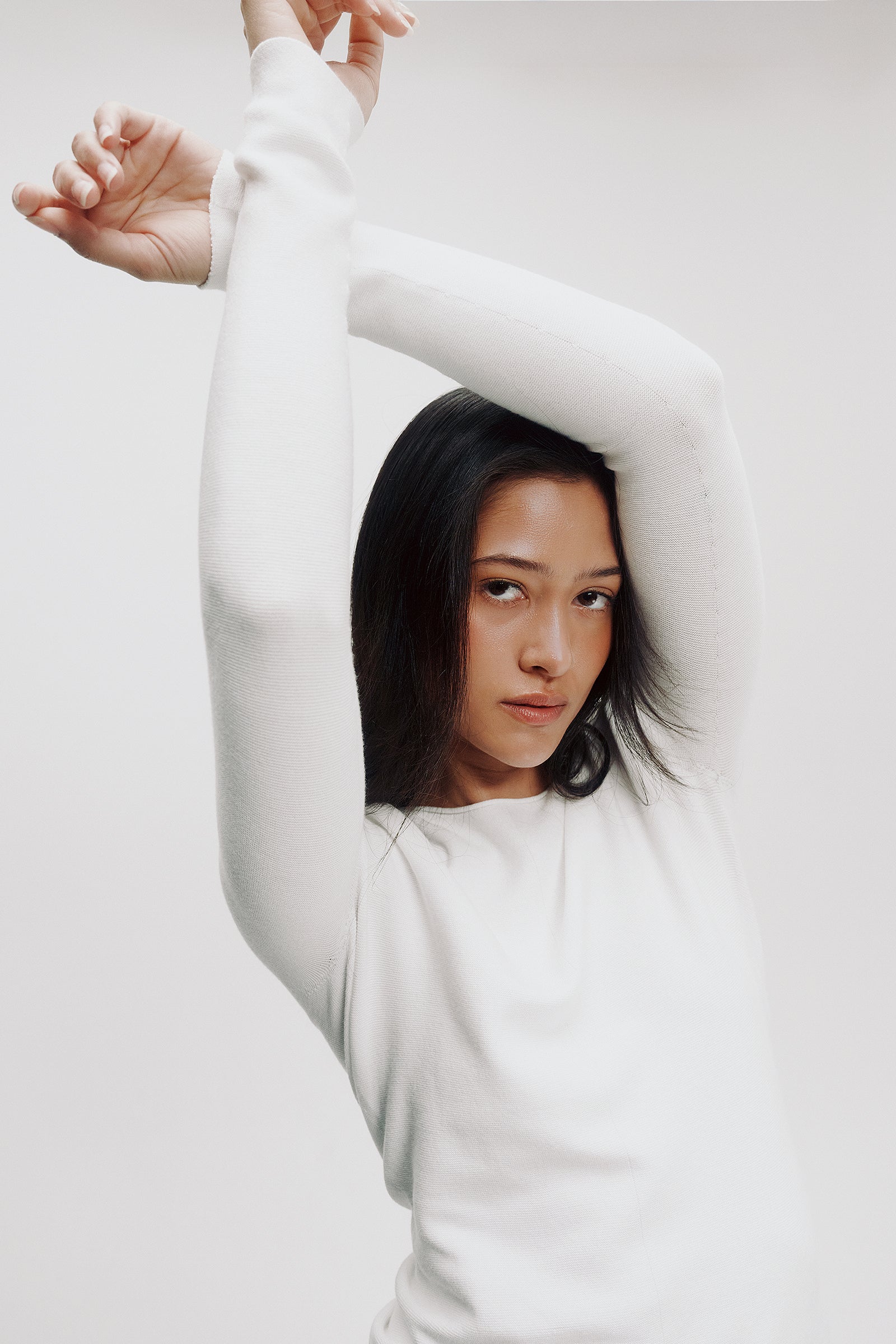 Mara Knitted Top in Chestnut